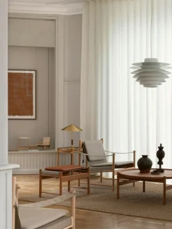 Brdr. Krüger Soffbord-HB Soffbord Ø100 cm, Vitoljat Lönnträ