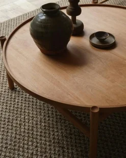 Brdr. Krüger Soffbord-HB Soffbord Ø100 cm, Vitoljat Lönnträ