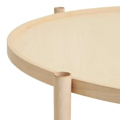 Brdr. Krüger Soffbord-HB Soffbord Ø100 cm, Vitoljat Lönnträ