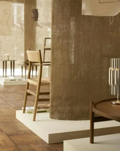 Brdr. Krüger Soffbord-HB Soffbord Ø100 cm, Vitoljat Lönnträ