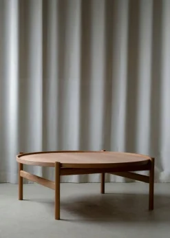 Brdr. Krüger Soffbord-HB Soffbord Ø100 cm, Vitoljat Lönnträ