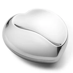 Heart Bonbonniere Smyckeskrin Vinröd, 12 cm