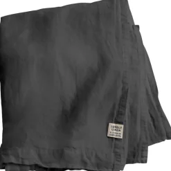 Lovely Linen Underlakan-Heaven Lakan 260x260 cm, Mörkgrå