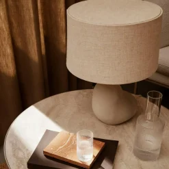 Hebe Small Lampfot, Off-white