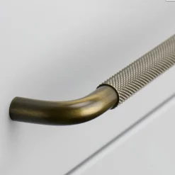 Beslag Design Knoppar & Dörrhandtag-Helix Handtag 128, Rostfritt Stål