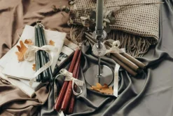 Hilke Collection Ljus-Herrgårdsljus 6-pack, Mörkgrön Glans