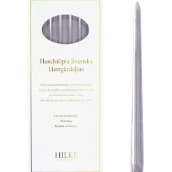 Hilke Collection Ljus-Herrgårdsljus 6-pack, Mörkgrön Glans