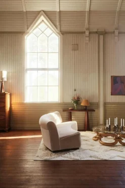 Dusty Deco Sidobord & Avlastningsbord-Hexagon Konsolbord, Mörkbetsad Ask