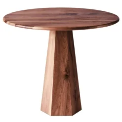 Hexagon Matbord Ø90 cm, Walnut