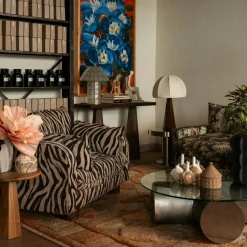 Dusty Deco Sängbord & Nattduksbord|Sängbord & Nattduksbord-Hexagon Sidobord Ø45 cm, Ek