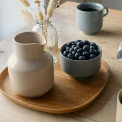 Rörstrand Tekoppar|Kaffekoppar-Höganäs Keramik Daga Kopp 33 cl, Ockra