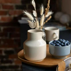 Rörstrand Tekoppar|Kaffekoppar-Höganäs Keramik Daga Kopp 33 cl, Ockra