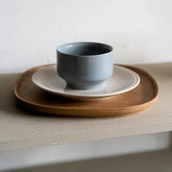 Rörstrand Tekoppar|Kaffekoppar-Höganäs Keramik Daga Kopp 33 cl, Ockra