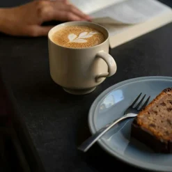 Rörstrand Tekoppar|Kaffekoppar-Höganäs Keramik Daga Mugg 30 cl, Ockra