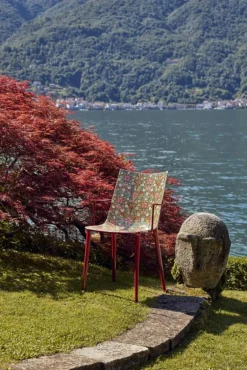 Kartell Stolar-H.H.H. Stol Graphic Impression, Vit / Lapis