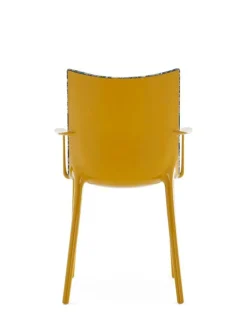 Kartell Stolar-H.H.H. Stol Klädd Tyg, Mustard / Ink-Ochre