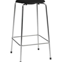 Fritz Hansen Barstolar & Barpallar-High Dot™ Barstol Med 4 Ben 65 cm, Valnötsfanér / Krom