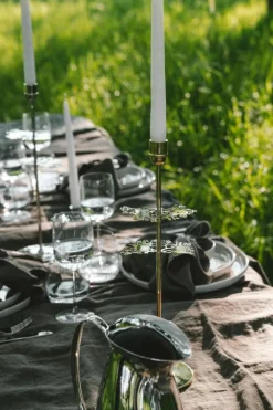 Hilke X Mumin No.2 Ljusstake, Förnicklad Mässing