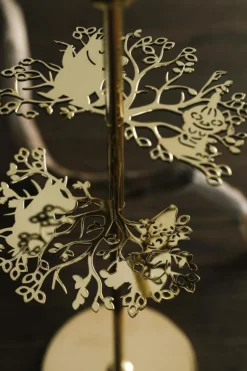 Hilke X Mumin No.2 Ljusstake, Förnicklad Mässing