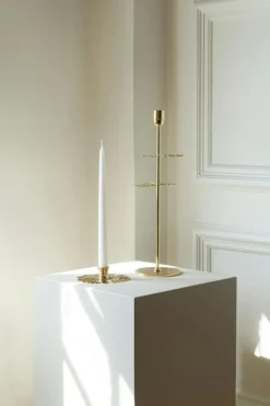 Hilke X Mumin No.2 Ljusstake, Förnicklad Mässing