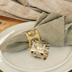 Hilke X Mumin Servettring Lilla My 2-pack, Nickelpläterad