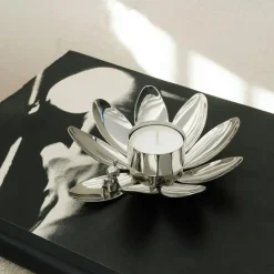 Hilke X Mumin Värmeljuslykta Lilla My, Nickelpläterad