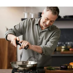 Kitchenware by Tareq Taylor Kryddkvarnar-Himalaya Salt- Och Pepparset 16,5 cm, Svart