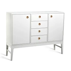 Mavis Skänkar & Sideboards-Höllviken Skänk, Vitpigmenterad Ek