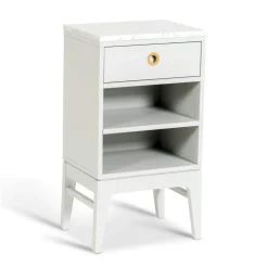 Mavis Sängbord & Nattduksbord|Sängbord & Nattduksbord-Höllviken Sängbord Låga Ben, Vitpigmenterad Ek