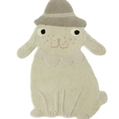 Hopsi Rabbit Matta 76x100 cm, Off-white