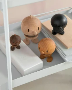 Hoptimist Dekorativa Accessoarer-Bumble Figur S, Rökt Ek