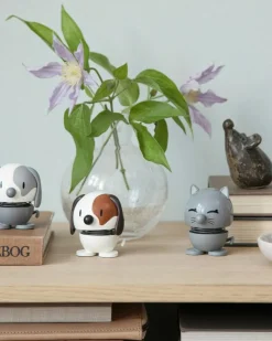 Hoptimist Dog Figur, Brun