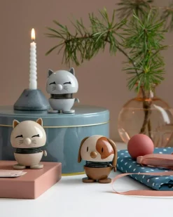 Hoptimist Dog Figur, Brun