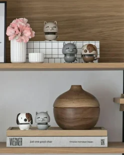 Hoptimist Dog Figur, Brun