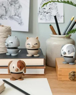 Hoptimist Dog Figur, Brun