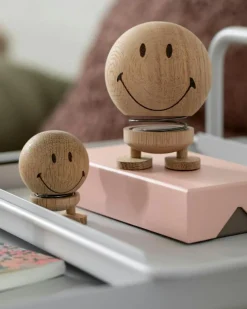 Hoptimist Smiley Figur M, Naturlig Ek