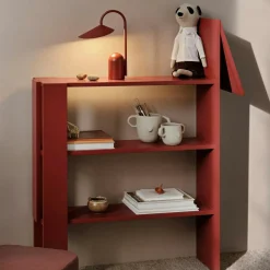 Horse Bokhylla 91x111 cm, Poppy Red