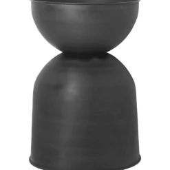 Hourglass Kruka Small, Svart/Mörkgrå