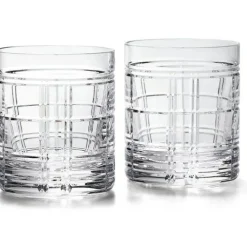 Ralph Lauren Home Martiniglas & Cocktailglas-Hudson Plaid Dofglas 2-pack