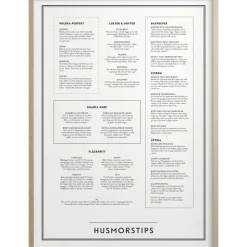 Kunskapstavlan® Posters-Husmorstips Poster, 50x70 cm