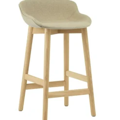 Normann Copenhagen Barstolar & Barpallar-Hyg Barstol 75 cm, Mörkgrå / Ek