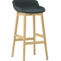 Normann Copenhagen Barstolar & Barpallar-Hyg Barstol 75 cm, Mörkgrå / Ek