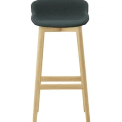 Normann Copenhagen Barstolar & Barpallar-Hyg Barstol 75 cm, Mörkgrå / Ek