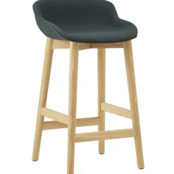 Normann Copenhagen Barstolar & Barpallar-Hyg Barstol 75 cm, Mörkgrå / Ek