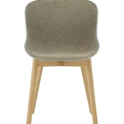 Normann Copenhagen Stolar-Hyg Stol, Klädd Framsida, Sand / Ek