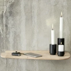 Hylla 3 Ek, 80x21 cm