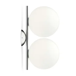 Flos Vägglampor|Plafonder-IC Lights C/W1 Double Vägglampa, Svart