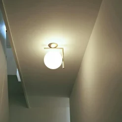 Flos Vägglampor-IC Lights C/W2 Tak/Vägglampa, Black