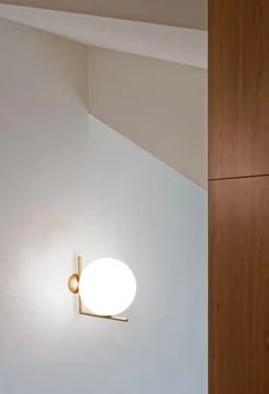 Flos Vägglampor-IC Lights C/W2 Tak/Vägglampa, Black