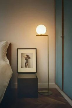 Flos Golvlampor-IC Lights F2 Golvlampa, Chrome